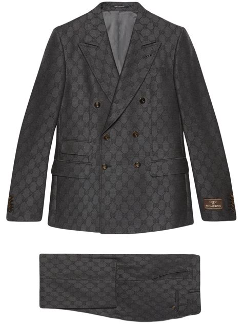 gucci double breasted suit men& 39|Gucci blazer double breasted.